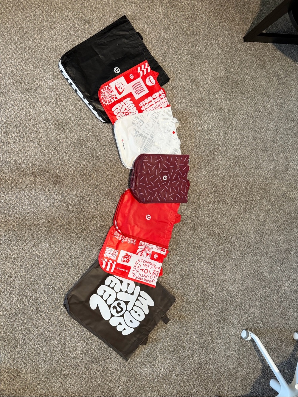 LuluLemon Shopping Bags